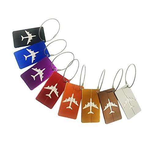 アルミ合金ネームタグ 荷物タグ 旅行タグ ネームホルダー 番号札 装飾品 タグ カラフル 航空機 Tysf3op6uevq2l8j Lanui 通販 Yahoo ショッピング