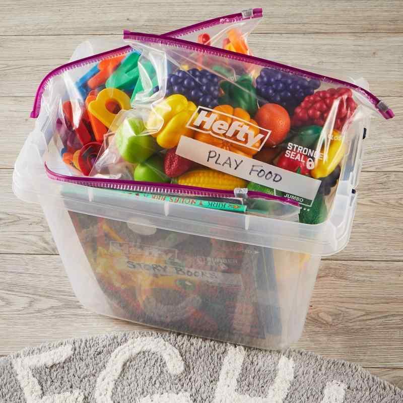 Hefty Slider Storage Bags, Jumbo, 12 Count(Packaging May Vary) by Hefty｜lanui｜05