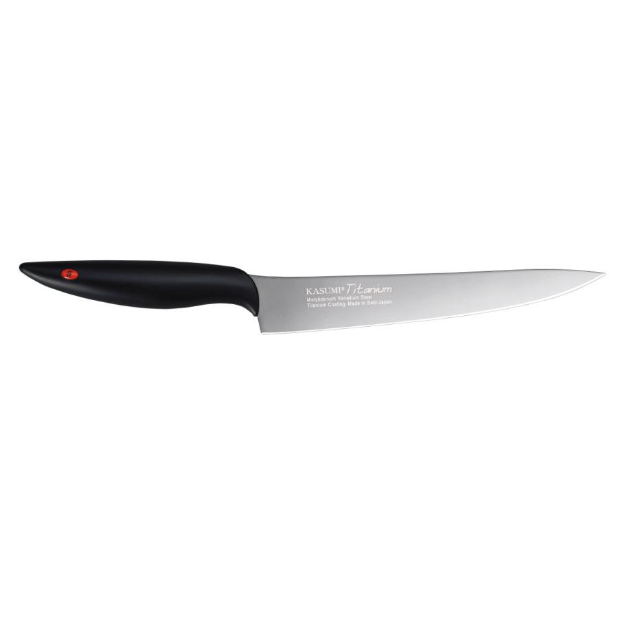 霞 KASUMI チタニウム カービング 20珊 薄墨色 20020/GR 調理器具-包丁、ナイフ-キッチン、日用品、文具