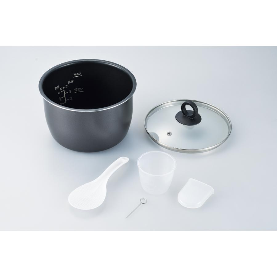 ERETTO 電気圧力鍋 シルバー 新品　未使用品 Eretto 電気圧力鍋「エレットモノ」 電気式 圧力鍋3.0L(18cm 4合炊