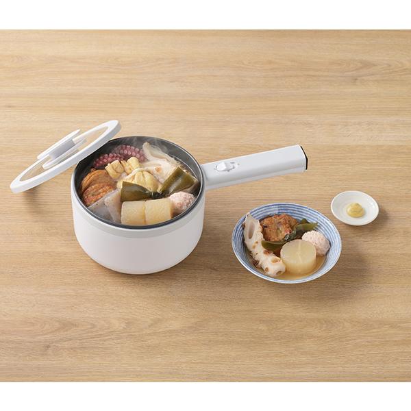 Eretto エレットモノ 蒸し器兼用電気片手鍋 18cm (ET-113) 電気