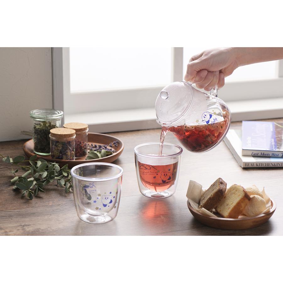 星のカービィ われないダブルウォールグラス（KBY-09）240ml 2重 割れ