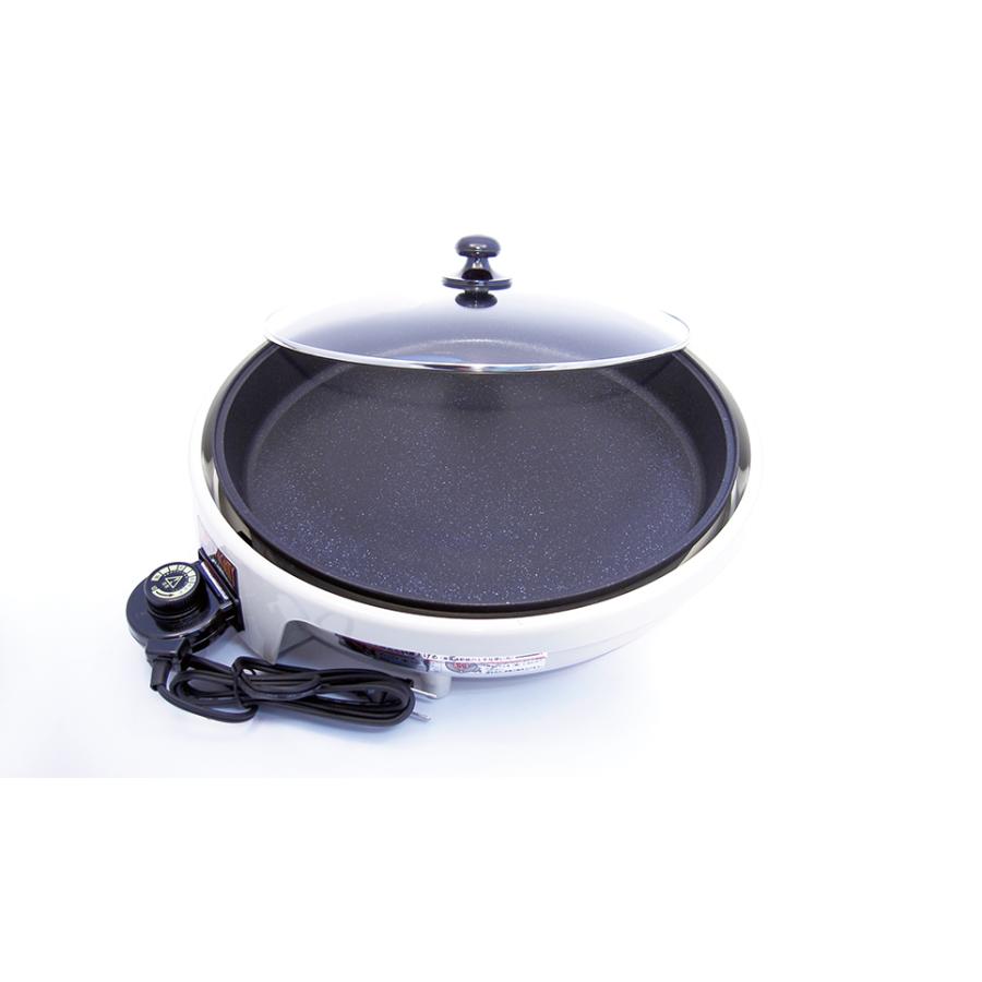 マーブル ホットプレート 深型(KS-2728)家電 フッ素加工 団らん