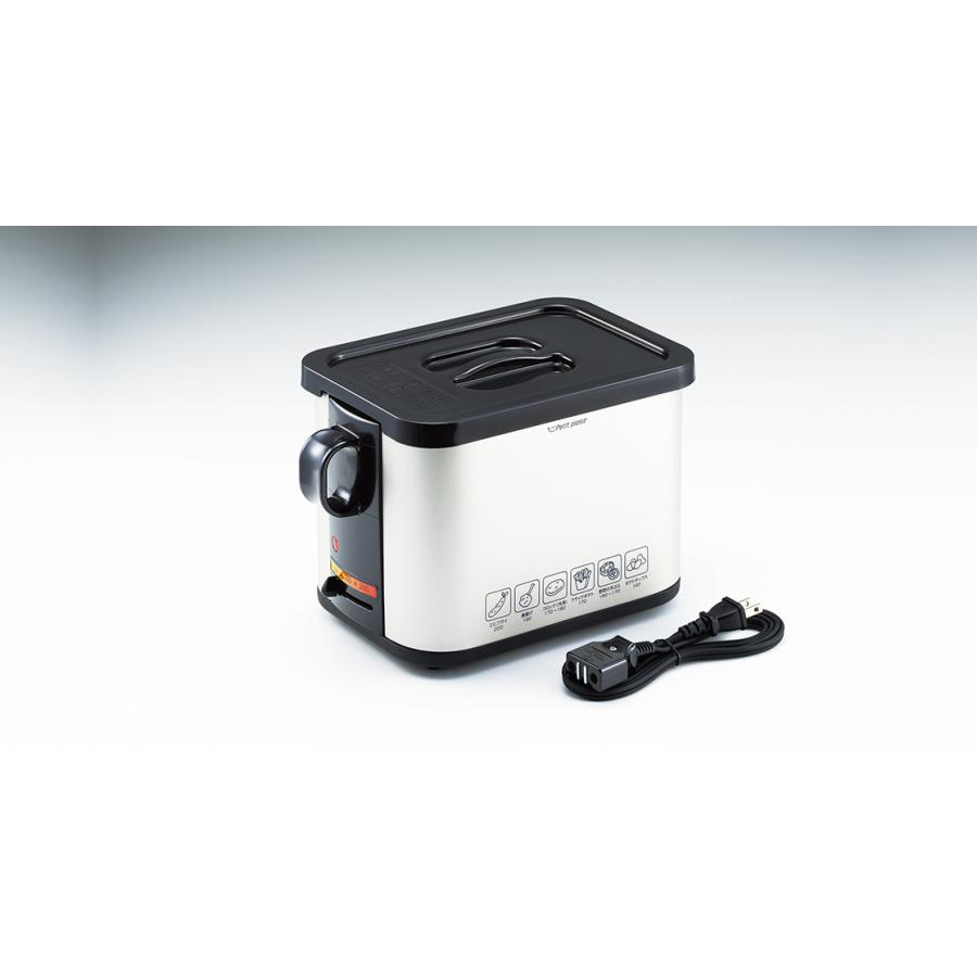 プチ・プレジール 電気角型フライヤー(PDF-100) 天ぷら鍋 角型 便利