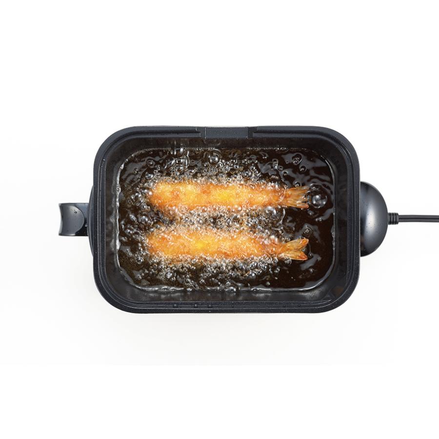 プチ・プレジール 電気角型フライヤー(PDF-100) 天ぷら鍋 角型 便利