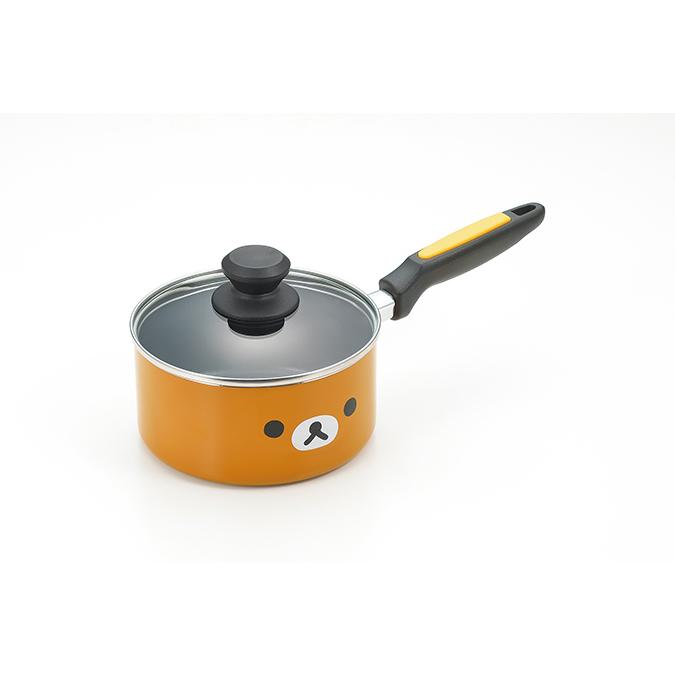 【新品】リラックマ IH対応 鍋&フライパン 4点セット リラックマ 鍋セット フェイス IH対応アルミ鍋&フライパン4点