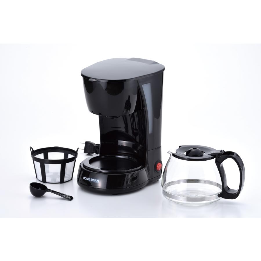 コーヒーメーカー HOME SWAN コーヒーメーカー５カップ(SCM-05(S))おしゃれ コーヒーマシン 保温機能付 使いやすい ドリップ   目盛付 サーバー｜lapaletteshop｜02