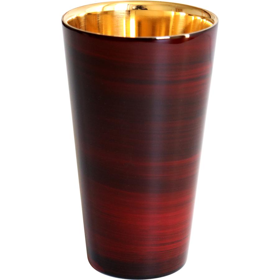 漆磨 ストレートタンブラー 暁月(TS-11)300ml 二重構造 ステンレス 漆 酒器 山中漆器 卓上 和モダン 【日本製】  メーカー直営 正規代理店の画像