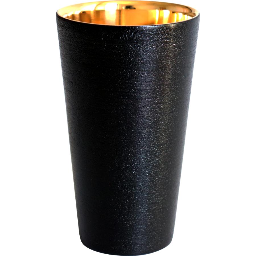 漆磨 ストレートタンブラー 朧・黒(TS-22)300ml 二重構造 ステンレス 漆 酒器 山中漆器 卓上 和モダン 【日本製】  メーカー直営 正規代理店の画像