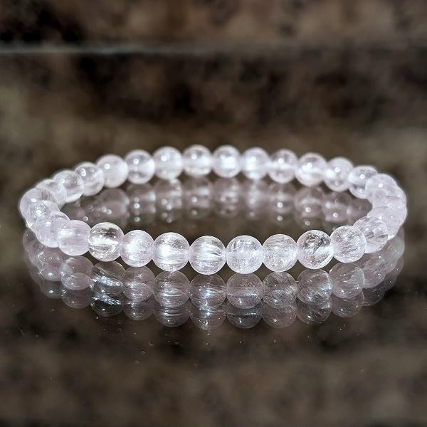 クンツァイト ブレスレット 6mm玉　 パワーストーン 風水 恋愛運 ピンク 浄化 高品質 |  | 02