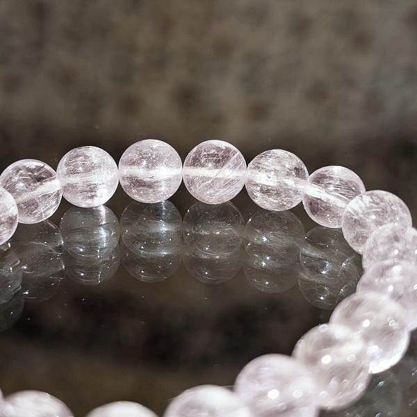 クンツァイト ブレスレット 8mm玉　 パワーストーン 風水 恋愛運 ピンク 浄化 高品質 | 