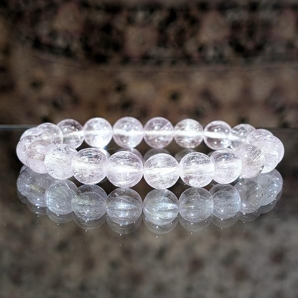 クンツァイト ブレスレット 8mm玉　 パワーストーン 風水 恋愛運 ピンク 浄化 高品質 |  | 01