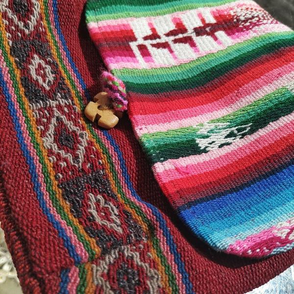 マンタ バッグ　南米 ペルー 織り 伝統 アルパカ ハンドメイド |  | 01