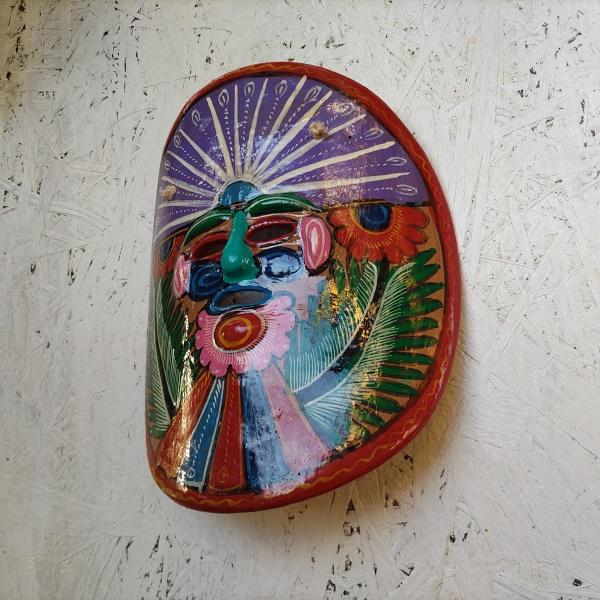 マスク メキシコ ゲレーロ　テラコッタ エスニック 一点もの |  | 01