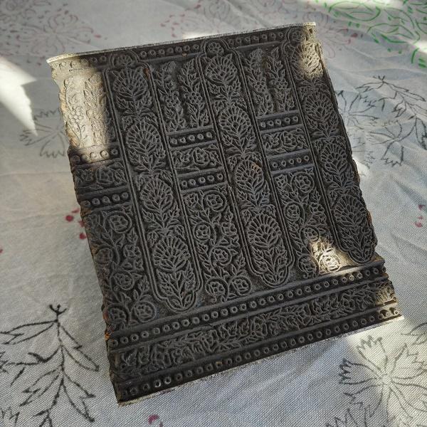 ウッドブロック アンティークII　インド ブロックスタンプ エスニック 一点物 | 