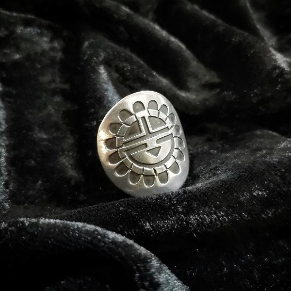 インディアンジュエリー リング サンフェイス シルバー925
