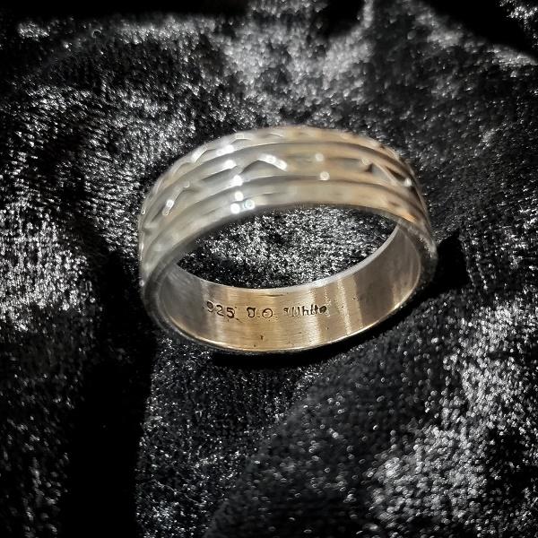 インディアンジュエリー  リング オーバーレイ　シルバー925 ホールマーク 一点物 Indian jewelry |  | 02