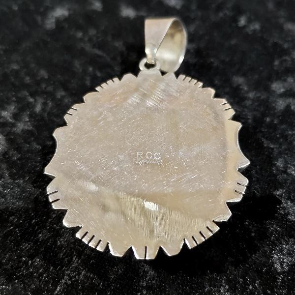 インディアンジュエリー  ペンダントトップ ホワイトバッファロー　シルバー925 ホールマーク 一点物 Indian jewelry White Buffalo |  | 02