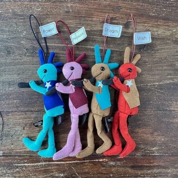 ココペリドール スエード風S　kokopelli 幸運 インディアン ネイティブアメリカン | 