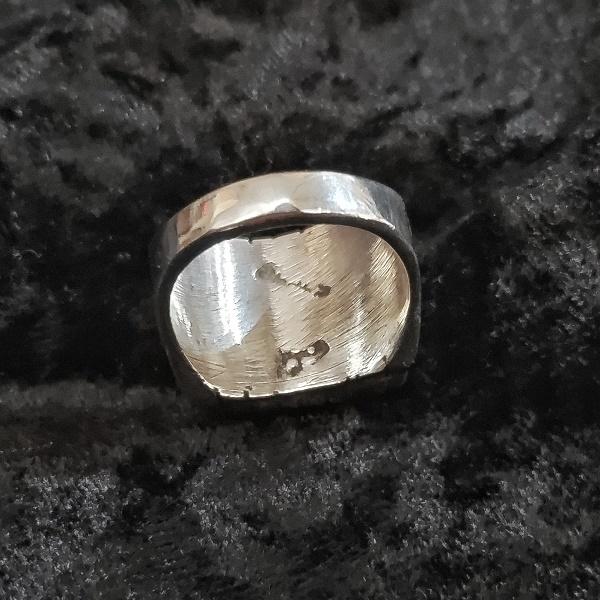 インディアンジュエリー  リング インレイ スクエア　シルバー925 ホールマーク 一点物 Indian jewelry |  | 04