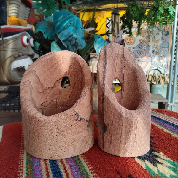 キャンドルホルダー セドナストーン 太　インディアン 一点物 ハンドメイド パワーストーン パワースポット |  | 03