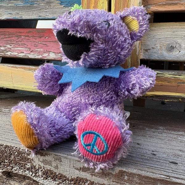 デッドベア オフィシャル グレイトフルデッド ビーンベア グレイトフルデッド オフィシャル ピース ピースマーク ぬいぐるみ  GRATEFULDEAD BEANBEAR PEACE |  | 01