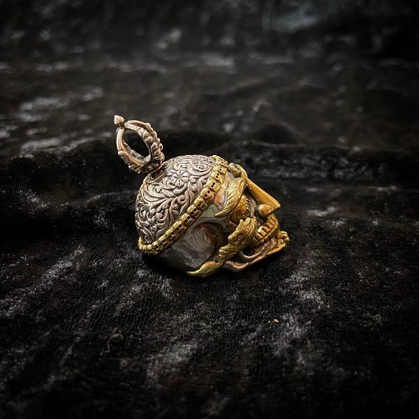 ZOCALO（ソカロ） ペンダントトップ TIBETAN MONK SKULL L エスニック 
