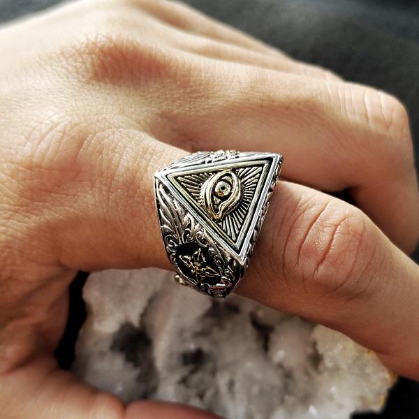 ZOCALO リング ミラレテル EYE OF PROVIDENCE　ソカロ エスニック シルバー | ZOCALO