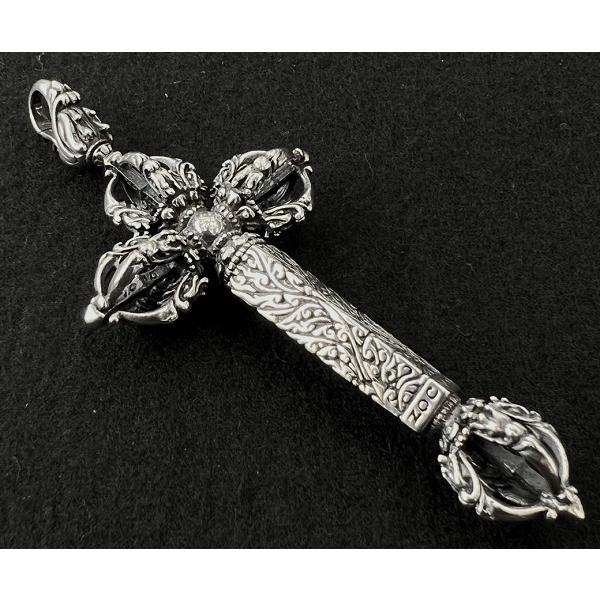 ZOCALO ペンダントトップ TIBETAN DRAGON DORJE CROSS　ソカロ エスニック シルバー ドージェ | ZOCALO | 03