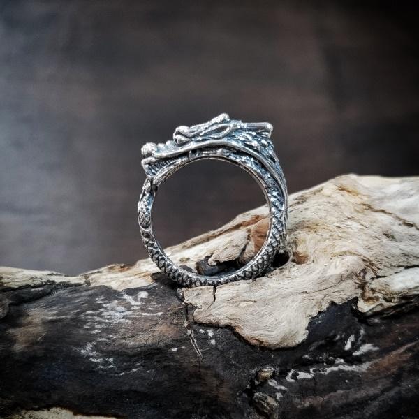 ZOCALO リング OUROBOROS DRAGON RING　ソカロ エスニック シルバー ウロボロス | ZOCALO | 01