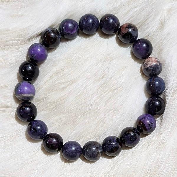 スギライト ブレスレット 10mm玉　 パワーストーン 風水 希少 レア 高品質 |  | 03