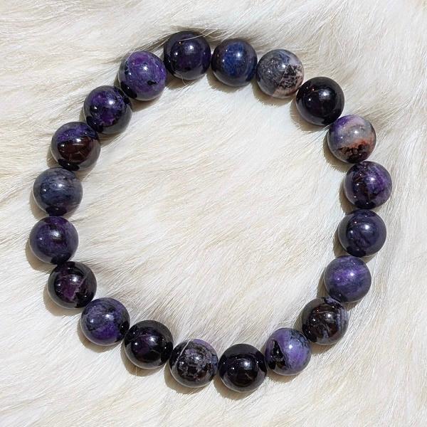 スギライト ブレスレット 10mm玉　 パワーストーン 風水 希少 レア 高品質 |  | 02