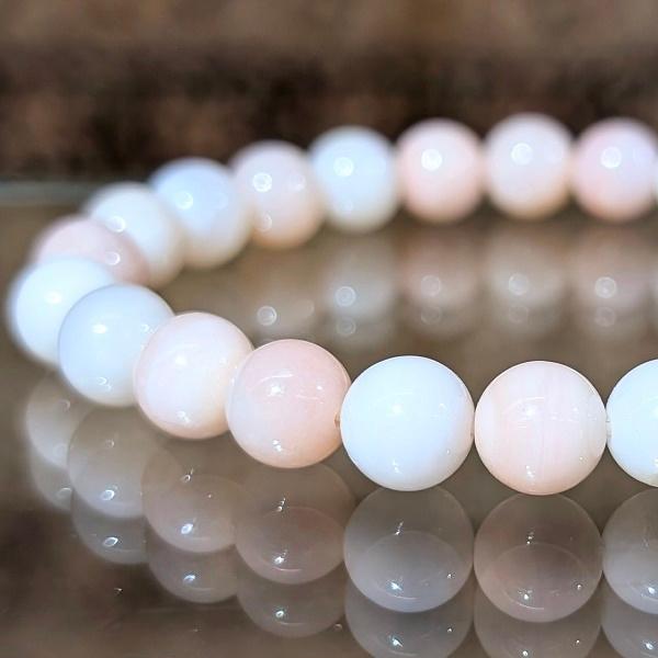 ピンクオパール ブレスレット 8mm玉　 パワーストーン 風水 希少 レア 高品質 | 