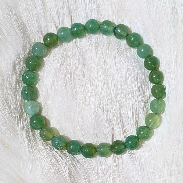 ジェムシリカ ブレスレット 6mm玉　 パワーストーン 風水 希少 レア 高品質 |  | 03