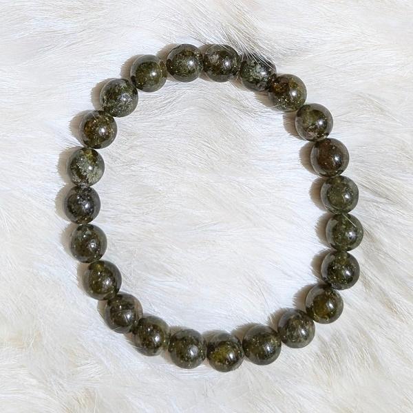 グリーンガーネット ブレスレット 8mm玉　 ツァボライト パワーストーン 風水 希少 レア 高品質 |  | 03