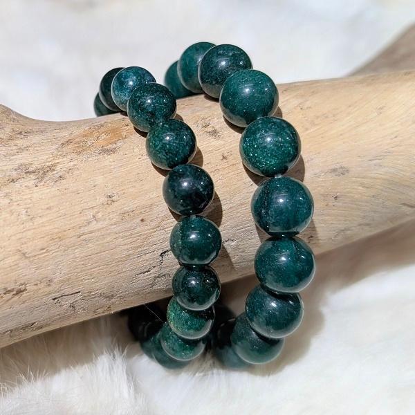 アベンチュリン(ディープグリーン) ブレスレット　 パワーストーン 風水 開運 | 