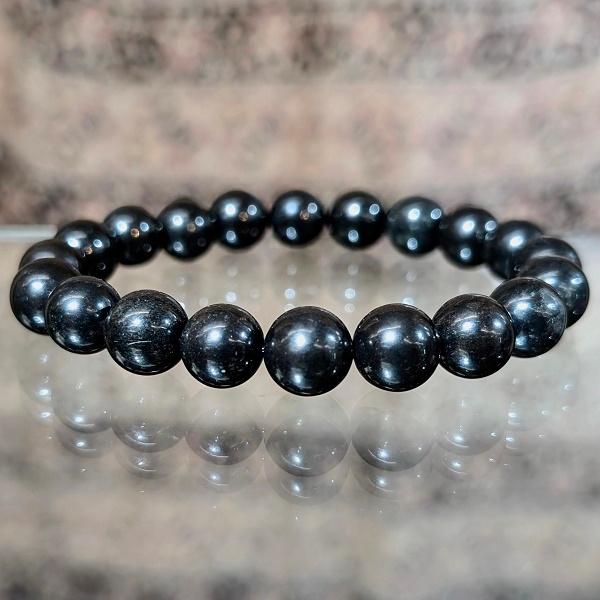 神居古潭石 ブレスレット 10mm玉　 パワーストーン 風水 希少 レア 高品質 |  | 01