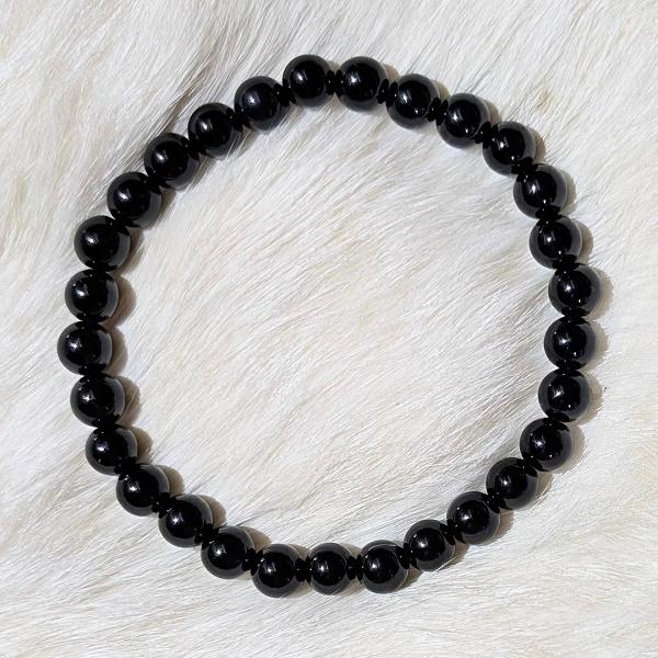 ブラックオニキス ブレスレット　パワーストーン 風水 開運 メノウ |  | 08