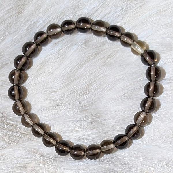 スモーキークオーツ ブレスレット　 パワーストーン 風水 開運 煙水晶 |  | 08
