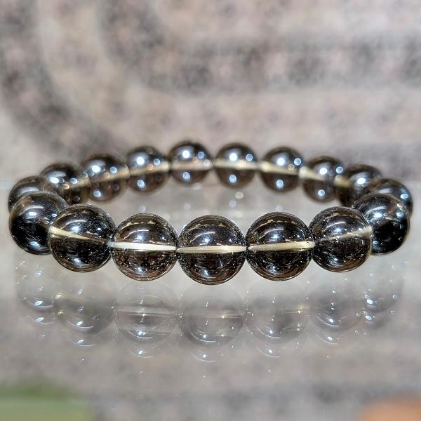 スモーキークオーツ ブレスレット　 パワーストーン 風水 開運 煙水晶 |  | 01