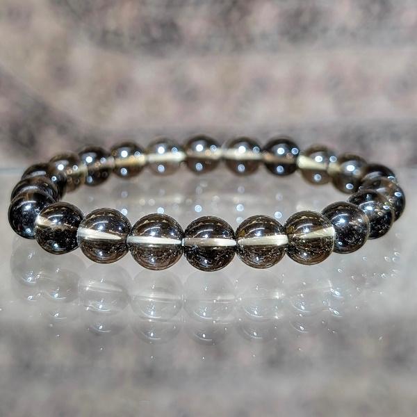 スモーキークオーツ ブレスレット　 パワーストーン 風水 開運 煙水晶 |  | 05