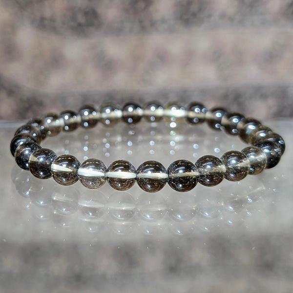 スモーキークオーツ ブレスレット　 パワーストーン 風水 開運 煙水晶 |  | 07