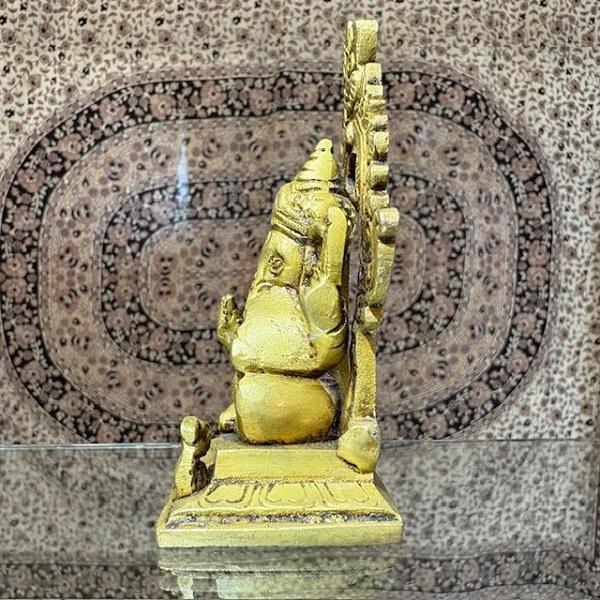 ガネーシャ 置物 真鍮 ブラス インド 神様 ヒンドゥー オブジェ 開運 |  | 04