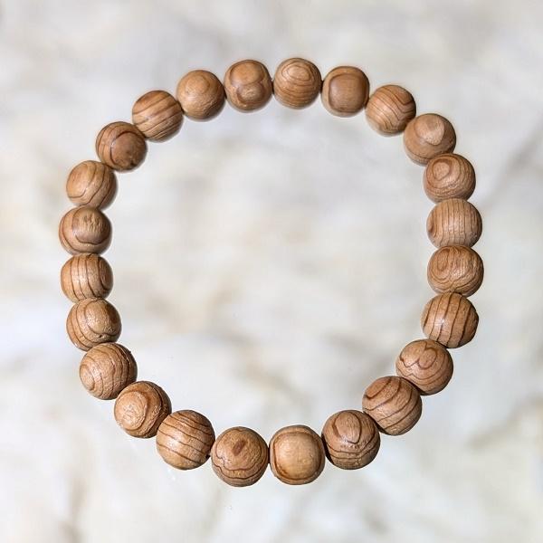 御山杉(神宮杉) ブレスレット 8mm玉　伊勢神宮 御神木 希少 |  | 01