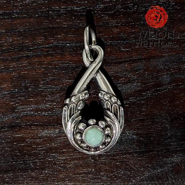 Maori Warriors ペンダントトップ  Jade お守り　翡翠 シルバー 925 マオリ ウォーリアーズ  MO117 | Maori | 01