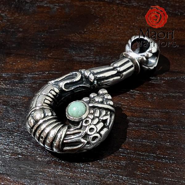 Maori Warriors ペンダントトップ Universe 宇宙　翡翠 シルバー 925 マオリ ウォーリアーズ  MO129 | Maori | 01