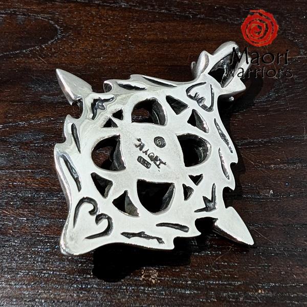 Maori Warriors ペンダントトップ The Polestar 北極星　翡翠 シルバー 925 マオリ ウォーリアーズ  MO134 | Maori | 01