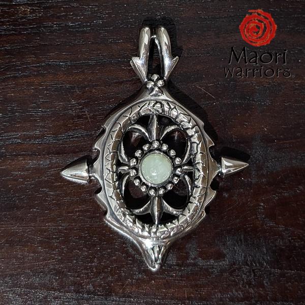 Maori Warriors ペンダントトップ The Polestar 北極星　翡翠 シルバー 925 マオリ ウォーリアーズ  MO134 | Maori | 02
