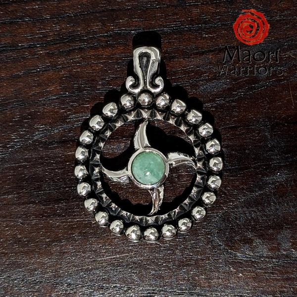 Maori Warriors ペンダントトップ Southern Cross 南十字星　翡翠 シルバー 925 マオリ ウォーリアーズ  MO142 | Maori