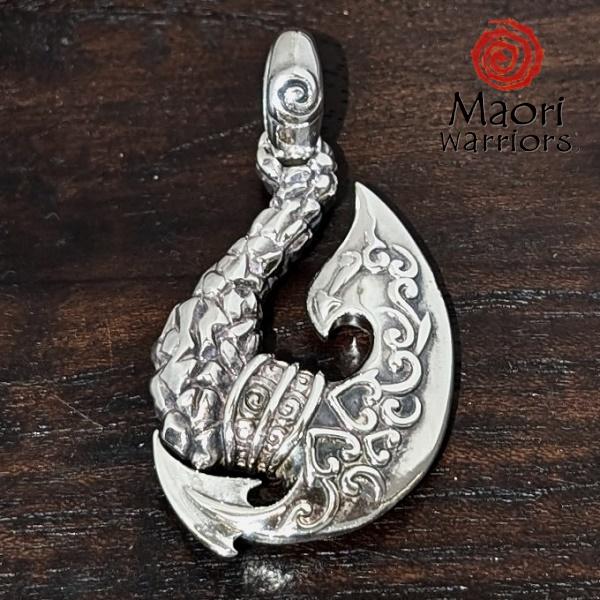 Maori Warriors ペンダントトップ  TIMU TIMU 悪魔の尾　シルバー 925 マオリ ウォーリアーズ  MO146 | Maori | 01